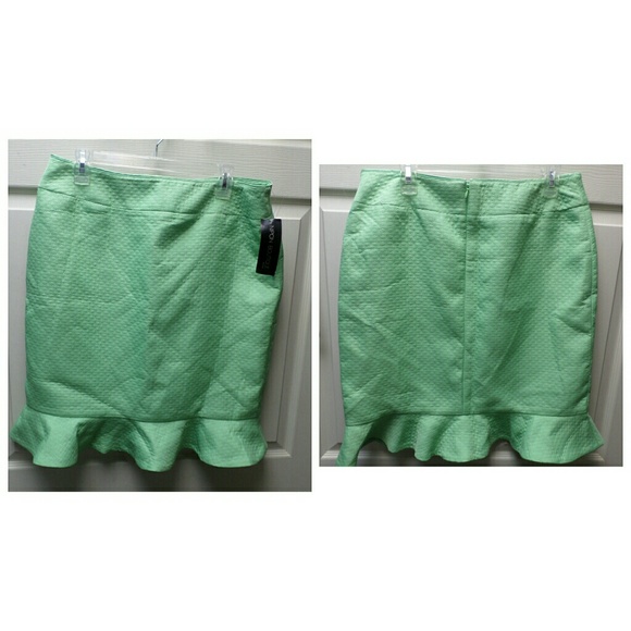 🆕Nipon boutique 14P skirt green hearts - Picture 2 of 5