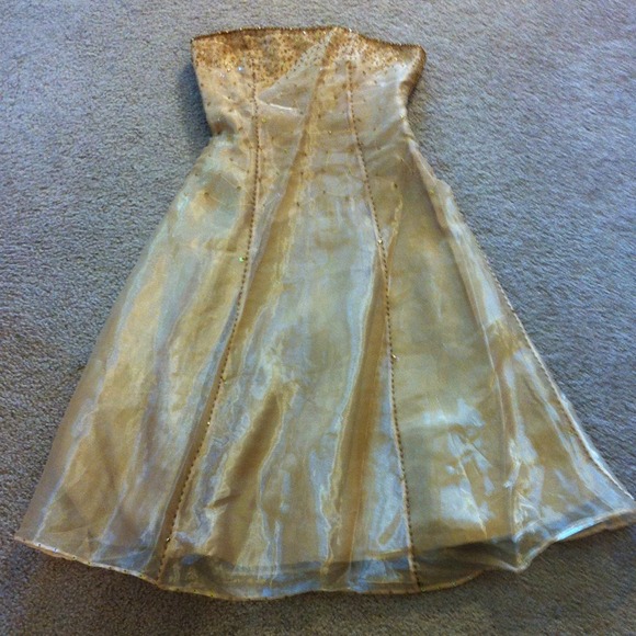 ✨Clearance!✨price reduced! New gold dress✨