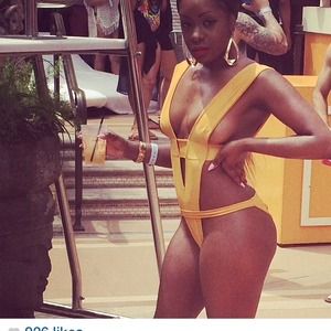 CUSTOM MUSTARD YELLOW SWIMSUIT