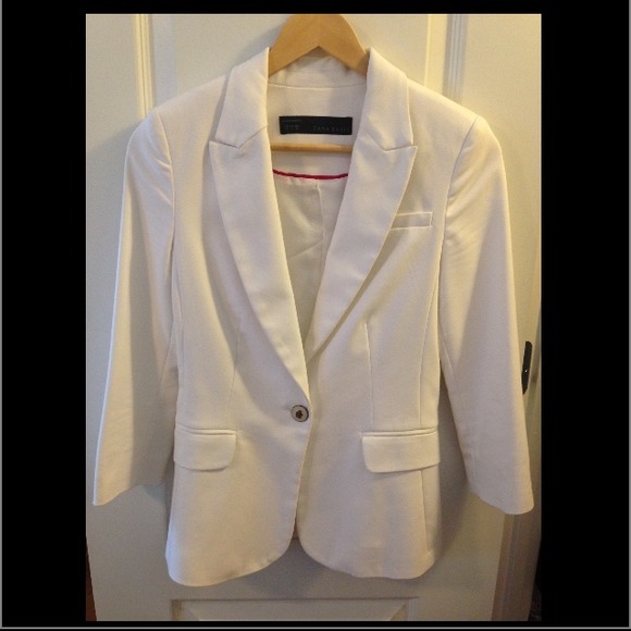 White Zara Blazer