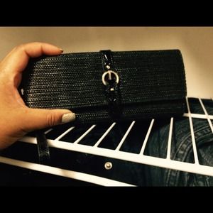 Black Straw wallet
