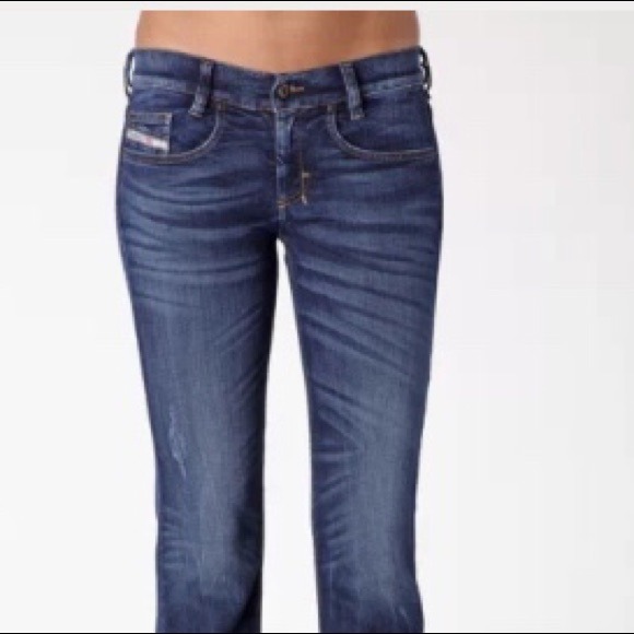 Diesel louvboot denim $160