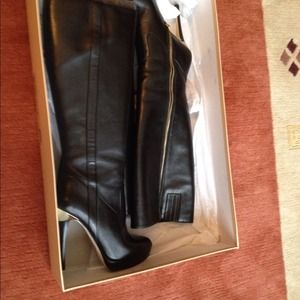 Michael Kors- York Boot (black leather)
