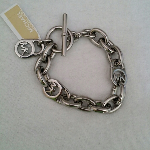 Michael Kors Silver Chain Bracelet NWT