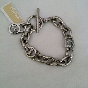 Michael Kors Silver Chain Bracelet NWT