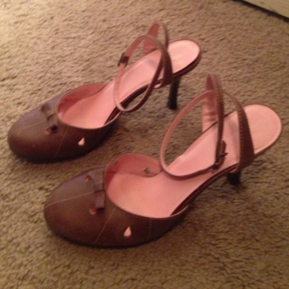 Women’s Candies Light Brown Heels Size 8.5 - Picture 2 of 3