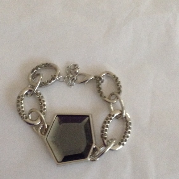 Anne Klein silver studded bracelet new