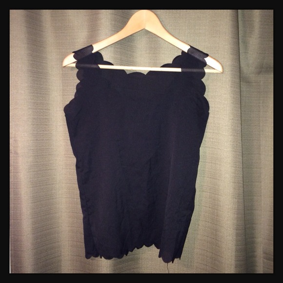 Tops - Sheer Black Tank Top