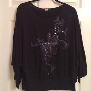 BUNDLED INC International Concepts dolman top