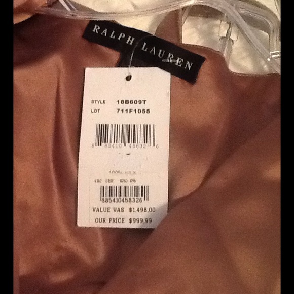 SALE!!!!!!!!RL Black Label Edwina 100% SILK dress - Picture 4 of 4