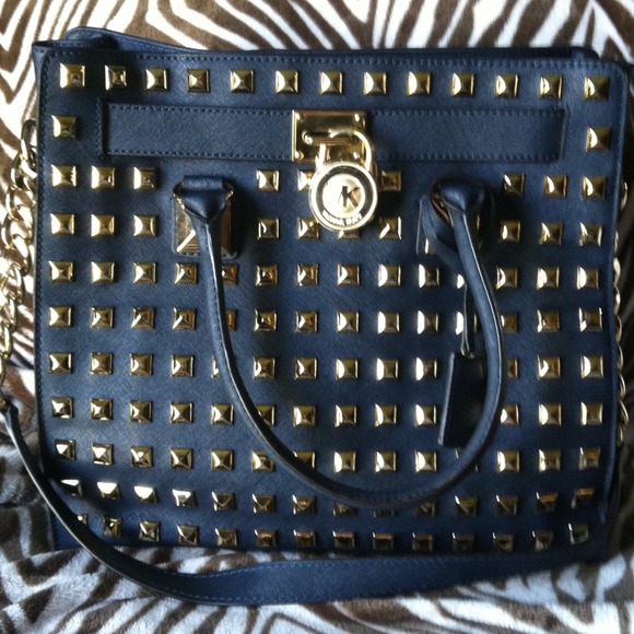 Michael Kors navy studded Hamilton limited edition