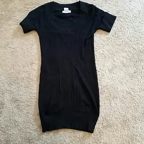 Short sleeve sweater dress - Picture 1 of 3