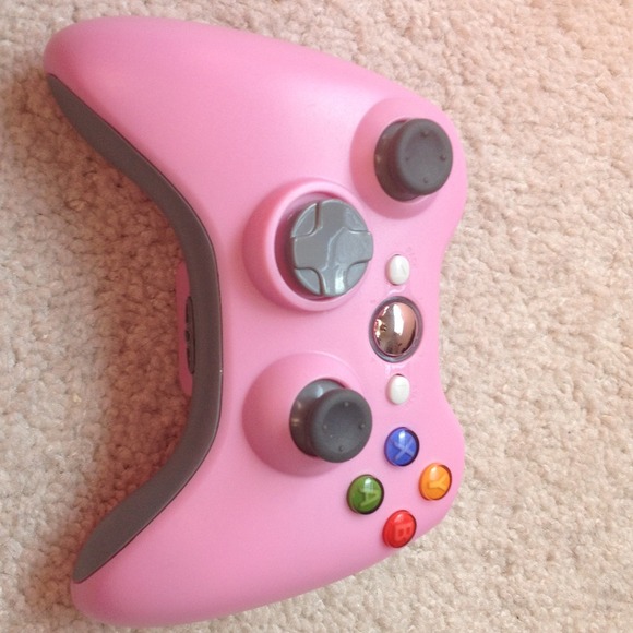 Pink Xbox 360 controller !