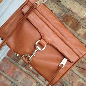 Rebecca minkoff mini Mac in color almond