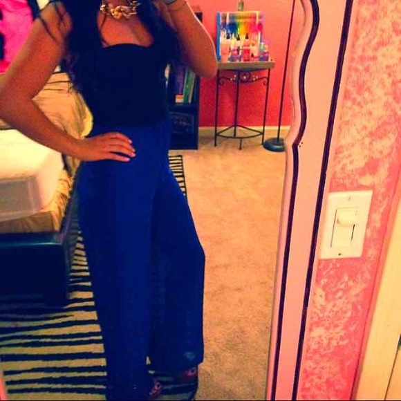 royal blue jumpsuit