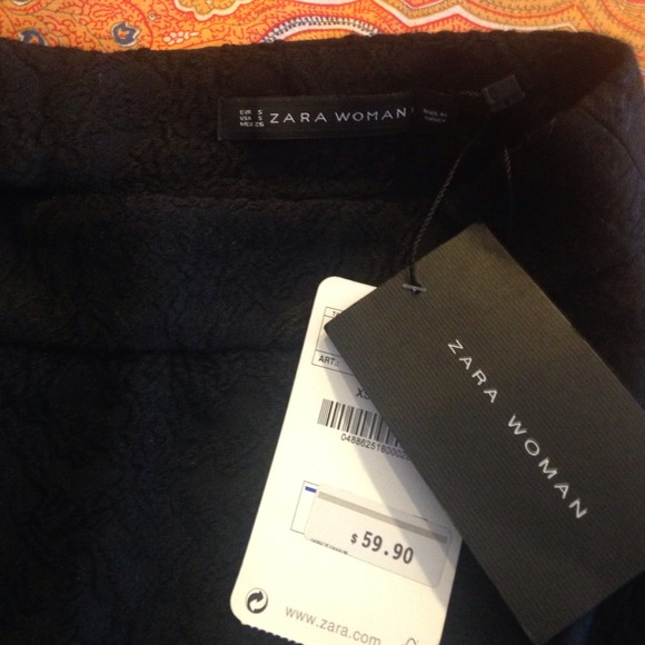 Zara woman black mini skirt - Picture 3 of 4