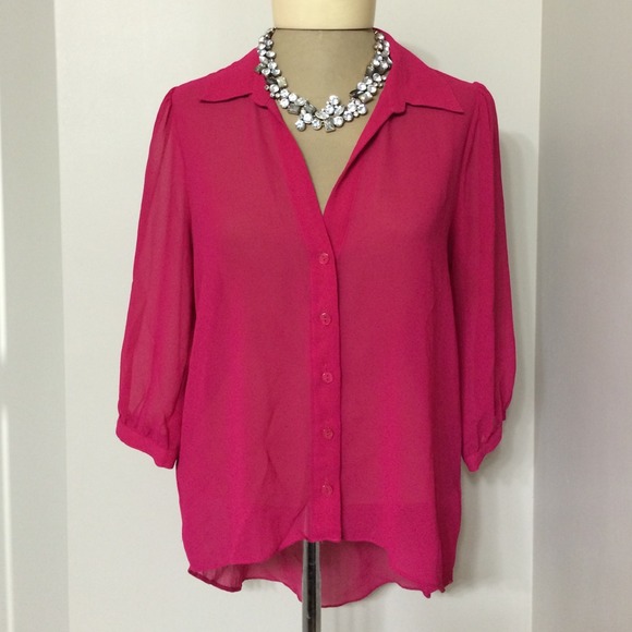 Bebe sheer top