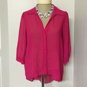 Bebe sheer top