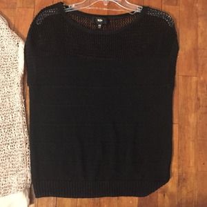 Black knit shirt