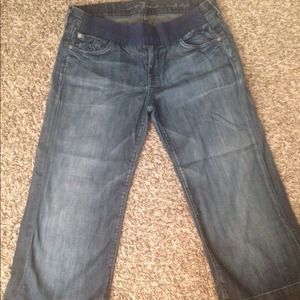 Size 28 Seven Capri Jeans - Maternity