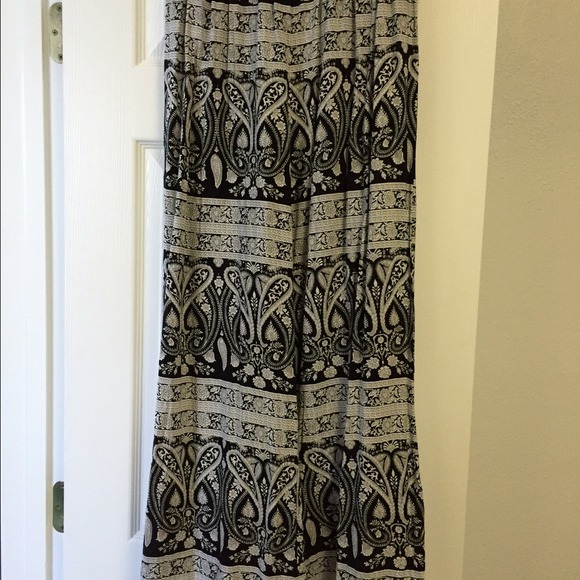 Black and white palazzo pants