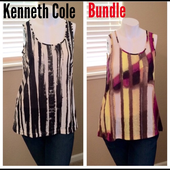 Two Kenneth Cole tanks