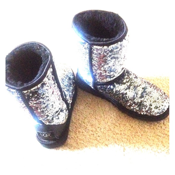 UGG Boots - Sequin UGGS black/silver
