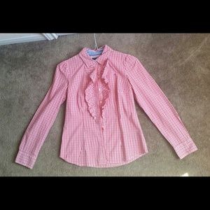 Tommy Hilfiger Ruffled Placket Shirt