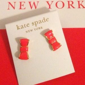 Kate Spade Red Bow Earrings