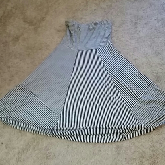 Black and tan striped and pink dress bundle