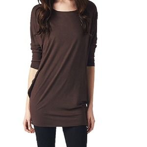 NWT brown tunic shirt