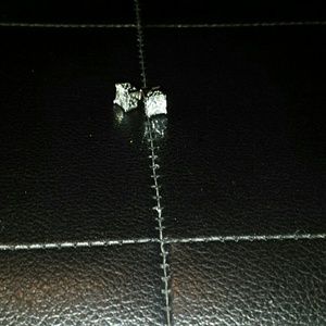 925 Silver Cubic Zirconia Princess Cut earrings