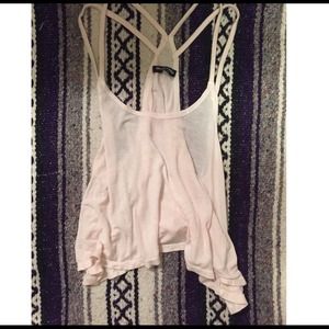 Brandy Melville Pale Pink Crop Top