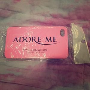 Pink Adore Me iPhone 4/4s case