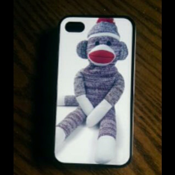 iPhone 4/4s sock monkey case!🐒