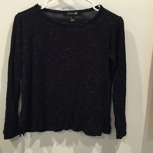Forever 21 black long sleeve shirt