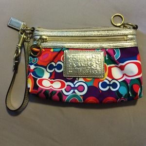 Coach wristlet