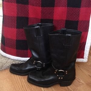 Frye biker boots
