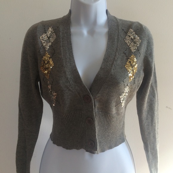 SEXY low cut crop sweater.  Never worn