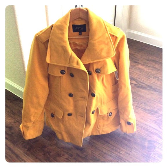 Apt 9 Yellow PEACOAT.
