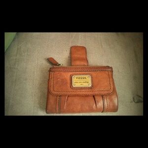 Genuine Fossil Leather Womens Wallet