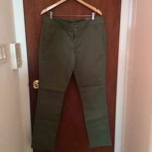 American Eagle Green Skinny Pant 14L