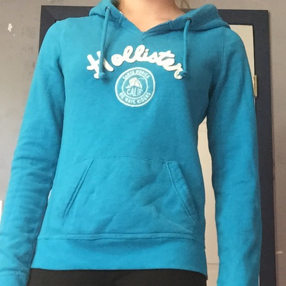 Blue Hollister Hoodie
