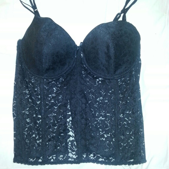 Black Lace Bustier