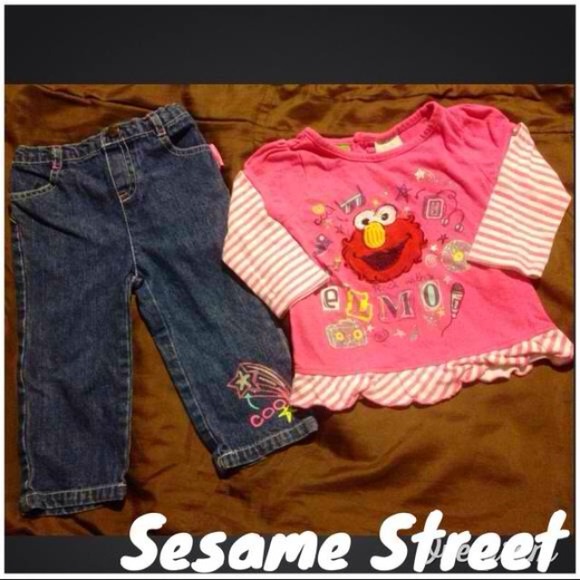 ❎SOLD❎Toddler girl's two piece pants w/ top