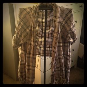 Shawl style cardigan