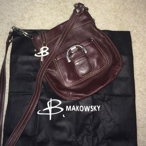 B Makowsky Crossbody Handbag with dust bag.