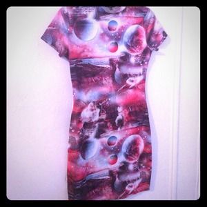 Polyester Galaxy Dress