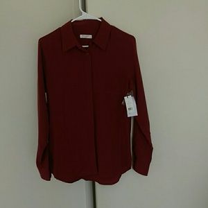 Equipment 100% silk blouse