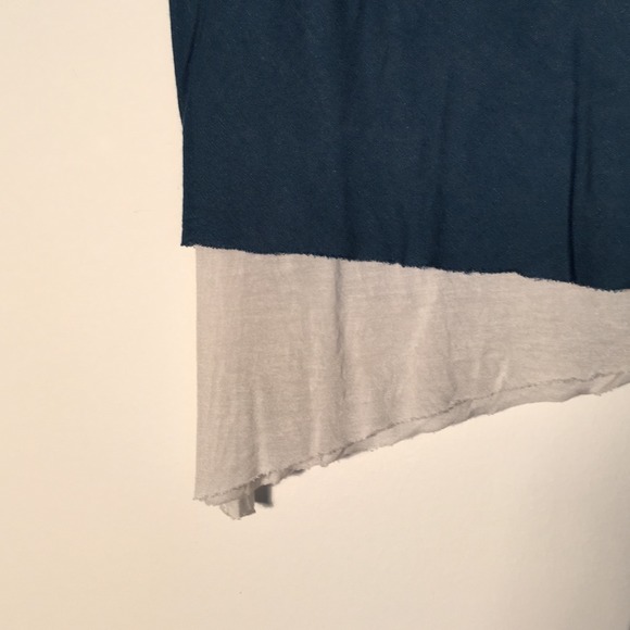 Helmut Lang Turquoise asymmetrical Skirt - Picture 3 of 4